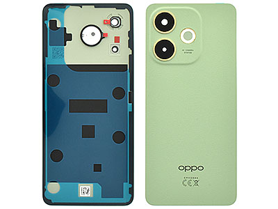 Oppo Oppo A5 Pro 5G - Cover Batteria + Vetrino Camera + Adesivi Olive Green
