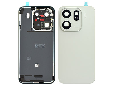 Oppo Find X9 Pro 5G - Cover Batteria + Vetrino Camera + Adesivi Silk White