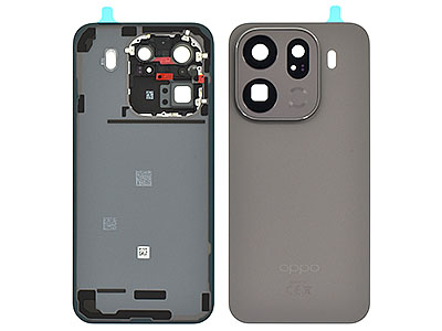 Oppo Find X9 Pro 5G - Cover Batteria + Vetrino Camera + Adesivi Titanium Charcoal
