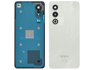 Oppo A5 5G - Cover Batteria + Vetrino Camera + Adesivi Mist White