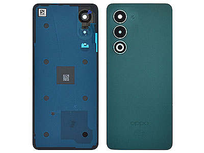 Oppo A5 5G - Cover Batteria + Vetrino Camera + Adesivi Aurora Green