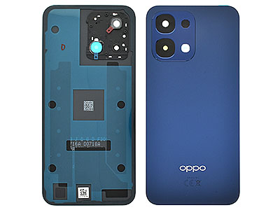 Oppo A6 Pro 5G - Cover Batteria + Vetrino Camera + Adesivi Stellar Black