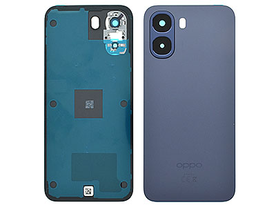 Oppo Oppo A6X  - Cover Batteria + Vetrino Camera + Adesivi Plum Purple