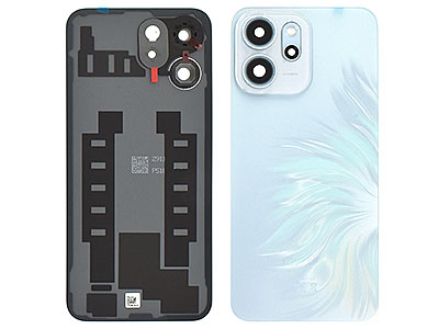 Oppo Reno14 F 5G - Cover Batteria + Vetrino Camera + Adesivi Opal Blue