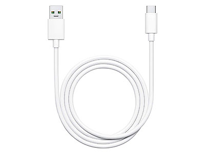 Oppo A6 Pro 5G - DL152 Cavo Dati e Ricarica 1m Usb-Type C Fast Charging White **Bulk**