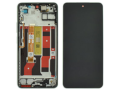 Oppo Oppo A5 Pro 5G - Lcd + Touch Screen + Frame + Tasti Laterali Olive Green