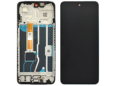 Oppo Oppo A5X - Lcd + Touch Screen + Frame + Altoparlante + Vibrazione + Switch Tasti Laterali Black