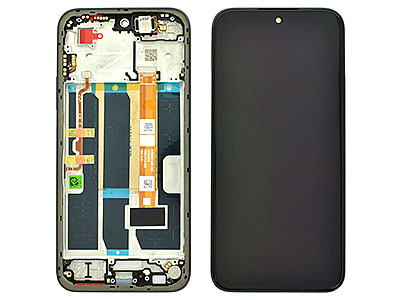 Oppo Oppo A6 5G - Lcd + Touch Screen + Frame + Tasti Laterali Sapphire Black