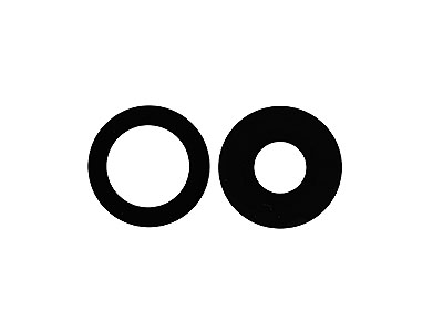 Oppo Reno15 5G - Vetrino Camera Posteriore Principale + Adesivo Black