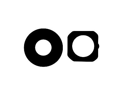 Oppo Reno15 5G - Vetrino Camera Posteriore Teleobbiettivo + Adesivo