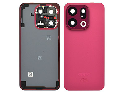 Oppo Find X9 5G - Cover Batteria + Vetrino Camera + Adesivi Velvet Red