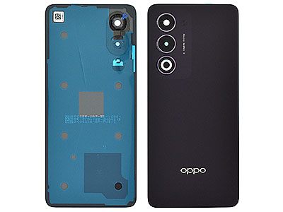 Oppo A5 4G - Cover Batteria + Vetrino Camera + Adesivi Midnight Purple