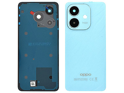 Oppo A60 5G - Cover Batteria + Vetrino Camera + Adesivi Ripple Blue