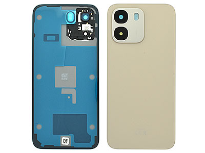 Oppo Oppo A6 4G - Cover Batteria + Vetrino Camera + Adesivi Aurora Gold