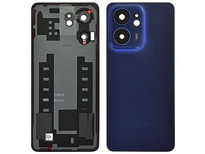Oppo Reno13 F 5G - Cover Batteria + Vetrino Camera + Adesivi Luminous Blue