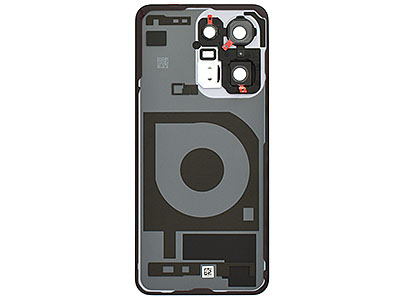 Oppo Reno13 Pro 5G - Cover Batteria + Vetrino Camera + Adesivi Plume Purple