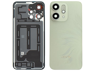 Oppo Reno14 5G - Cover Batteria + Vetrino Camera + Adesivi Opal White