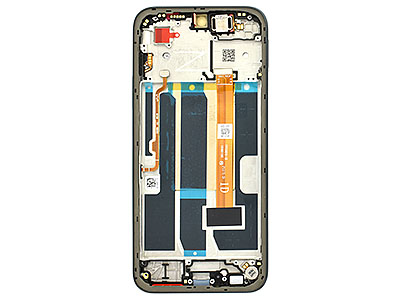 Oppo Oppo A6 4G - Lcd + Touch Screen + Frame + Tasti Laterali Sapphire Black