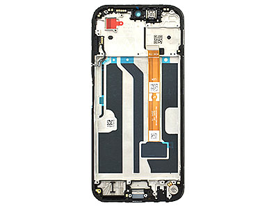 Oppo Oppo A6k - Lcd + Touch Screen + Frame + Switch Tasti Laterali Black