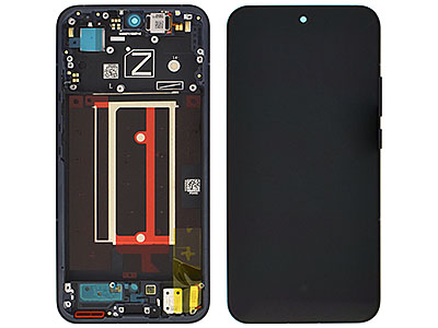 Oppo Reno13 5G - Lcd + Touch Screen + Frame + Tasti laterali Luminous Blue