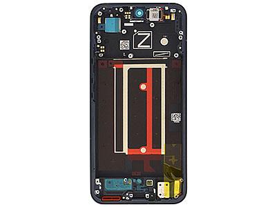 Oppo Reno13 5G - Lcd + Touch Screen + Frame + Tasti laterali Luminous Blue