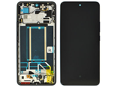 Oppo Reno13 F 5G - Lcd + Touch Screen + Frame + Tasti laterali Luminous Blue