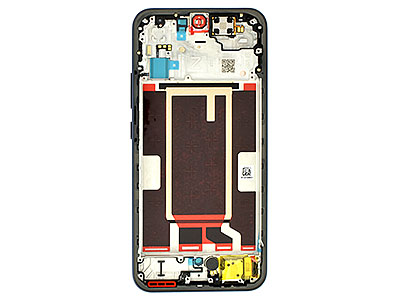 Oppo Reno15 F 5G - Lcd + Touch Screen + Frame + Swich Tasti Lareali Twilight Black