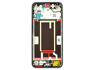 Oppo Reno15 F 5G - Lcd + Touch Screen + Frame + Swich Tasti Lareali Aurora Blue