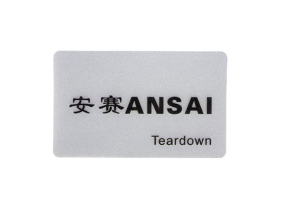 universale - Tessera rettangolare in Plastica per aperture Kit 10 pz.